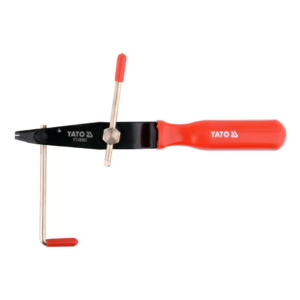 Herramienta para abrazadera de polvera