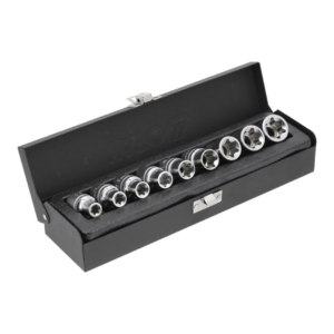 Juego de 9 cubos TORX hembra
