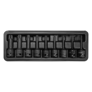 Juego de 9 puntas torx de impacto.
