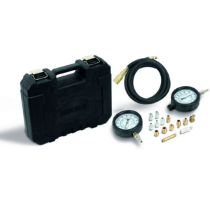 Medidor de presión de aceite de transmisión y motor.